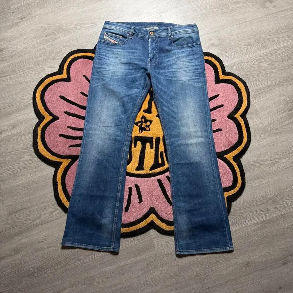 Diesel Industry Zathan Regular Bootcut Denim Jeans Size 34x32 Blue
